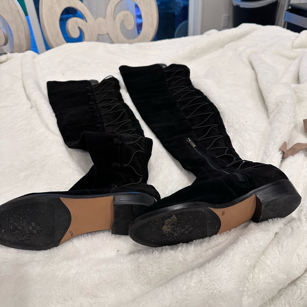 Black Over-the-Knee Women's Boots